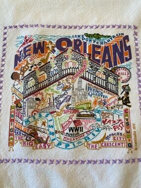 New Orleans Kitchen Towel by Cat Studio